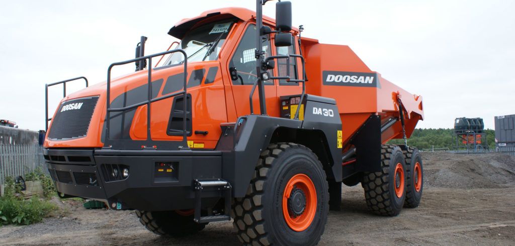 Doosan’s new DA30 Articulated Dump Truck gets UK debut