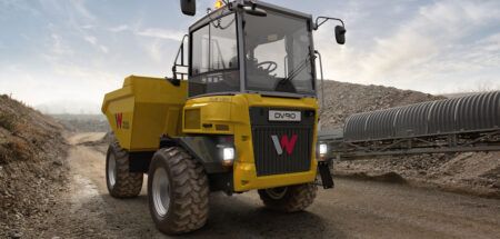 Wacker Neuson dual-view truck at Hillhead