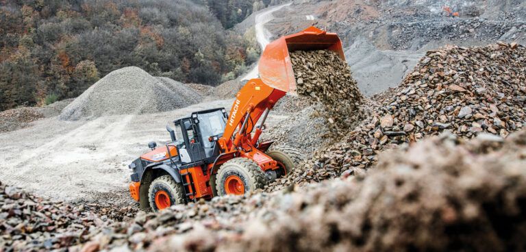 Hitachi develops tough wheel loader