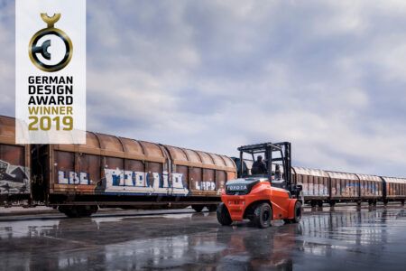 Toyota’s electric forklift wins design award