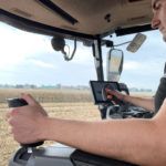 First wholly joystick-operated combine in Europe