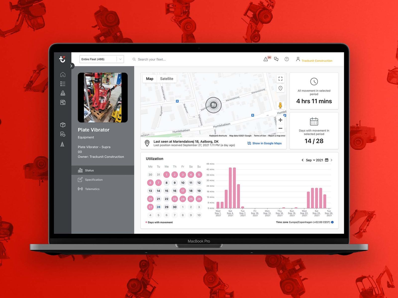 Trackunit launches Asset Utilization capability for Kin telematics