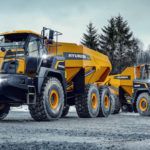 Hyundai unveils new articulated dump trucks at Hillhead, UK