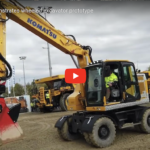 BAUMA VIDEO EXCLUSIVE: Komatsu demonstrates wheeled excavator prototype