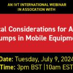 iVT WEBINAR: Parker Hannifin to give expert insight into ePumps