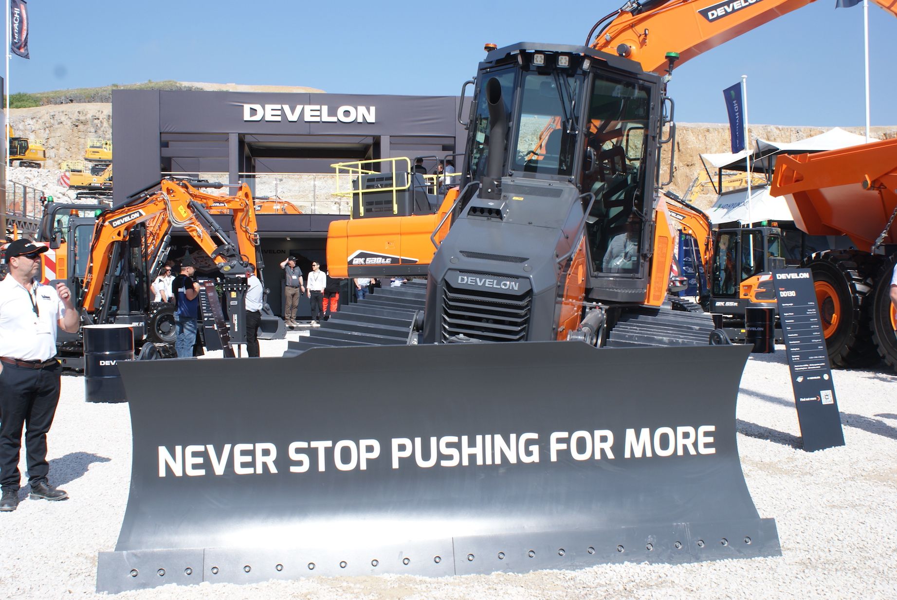 New Develon quarry and construction range shown at Hillhead 2024