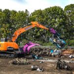 Develon excavator chosen for Vulture 25 vehicle recycling kit