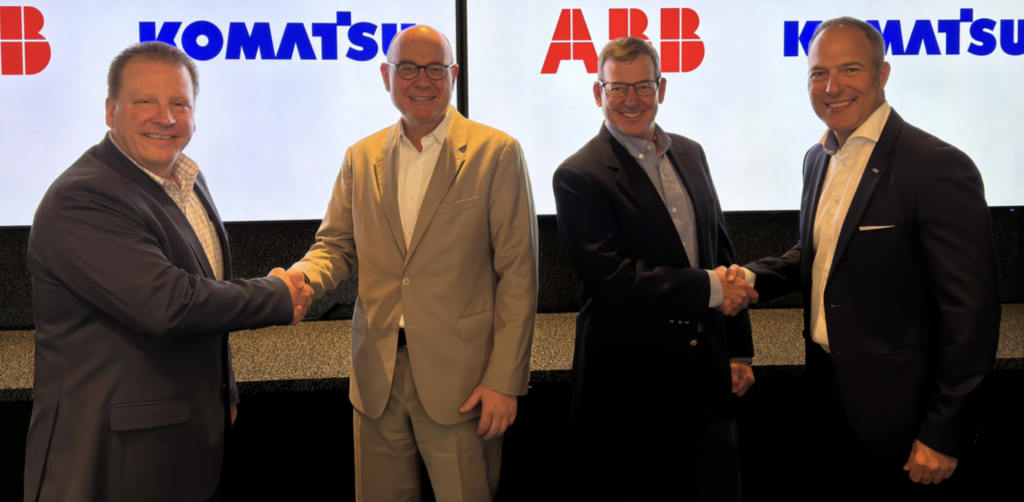 ABB and Komatsu to collaborate on electrification platform