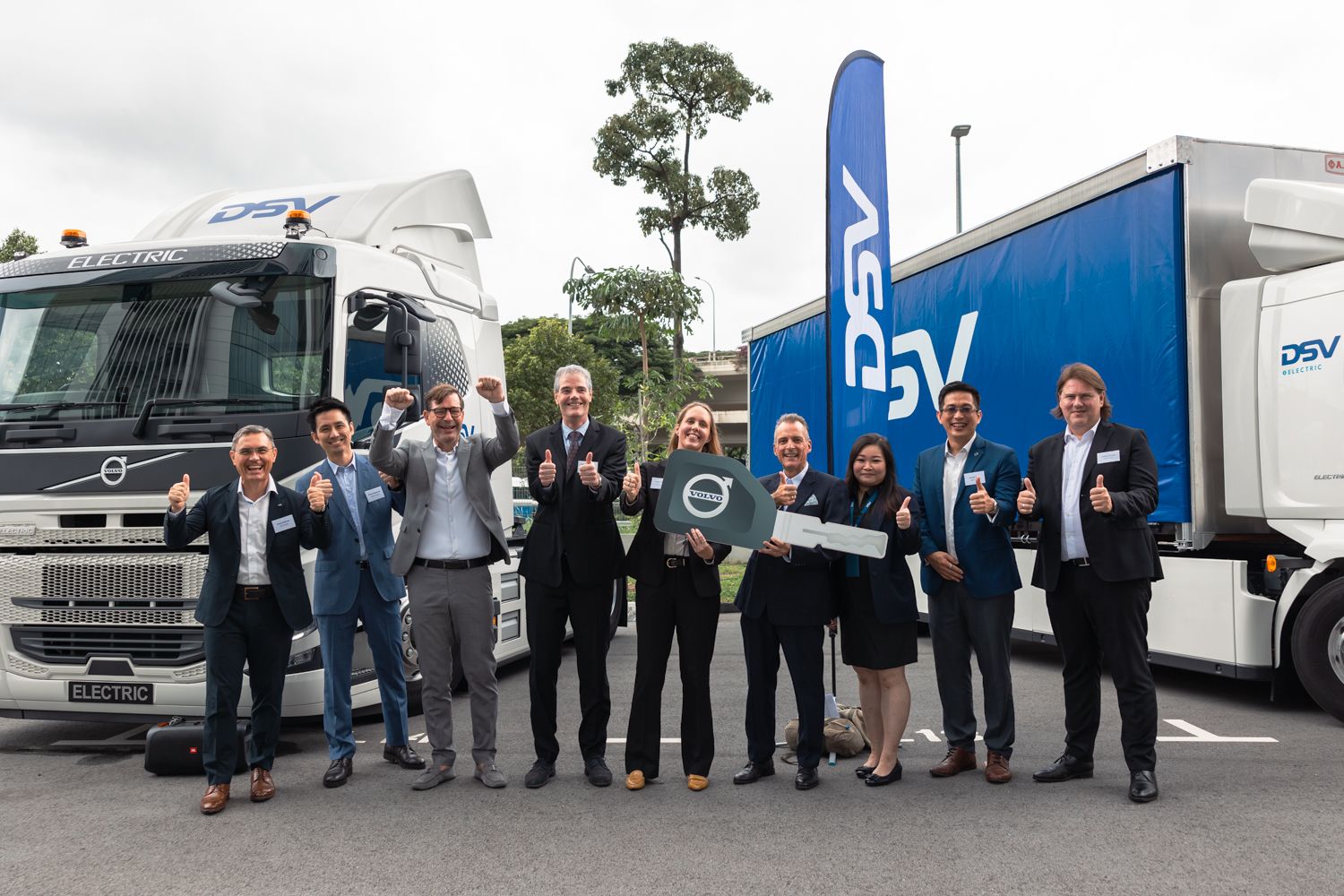 DSV acquires Volvo Electric Trucks in Singapore