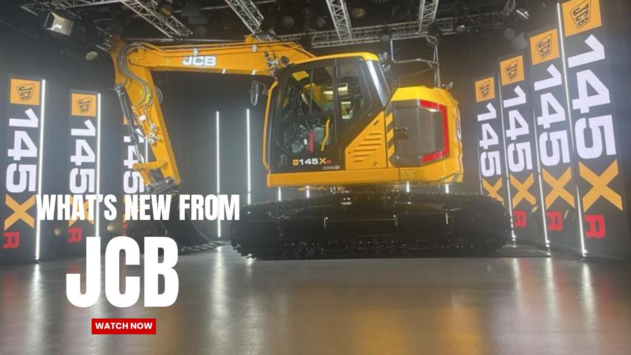 VIDEO: JCB launches reduced tail-swing excavator, new electric vehicles and more