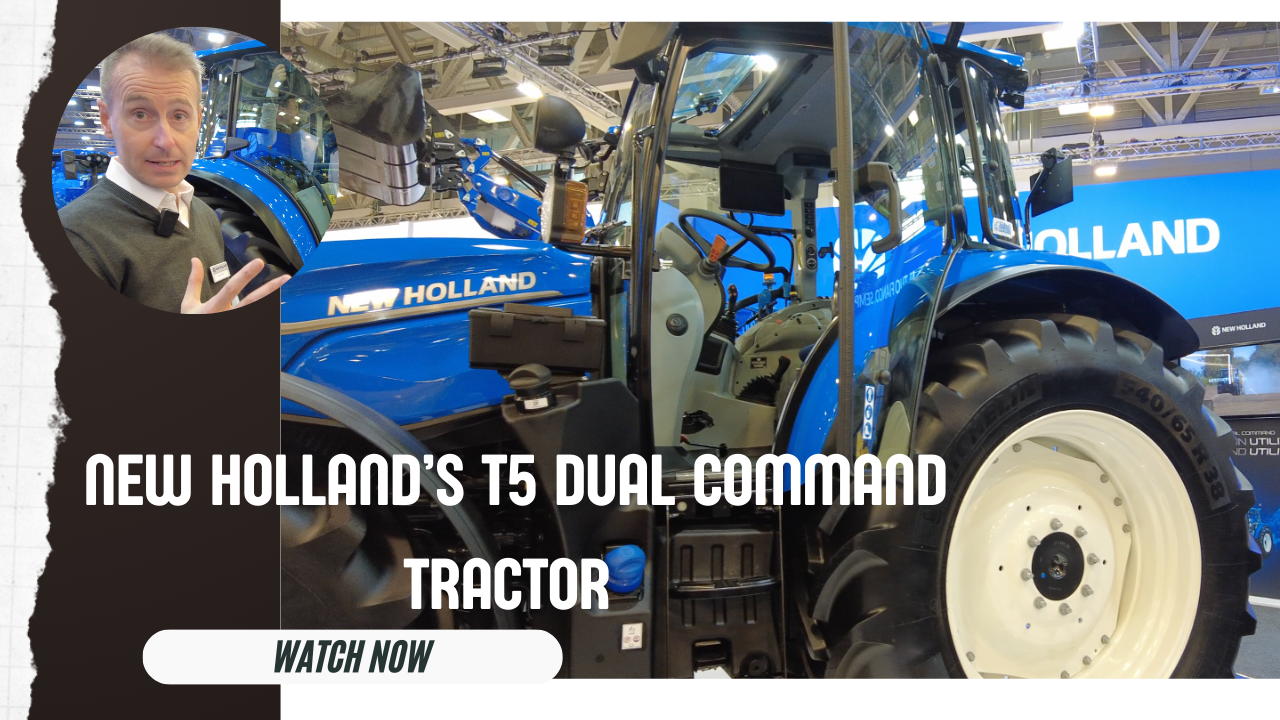 EIMA VIDEO: New Holland’s new T5 Dual Command tractor