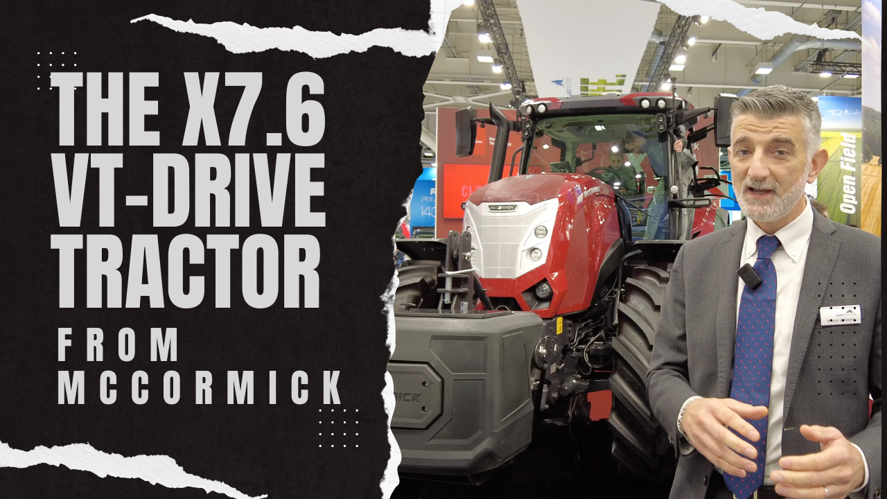 VIDEO: McCormick presents new addition to X7.6 tractor series at EIMA 2024