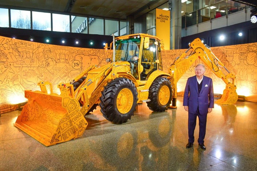 JCB celebrates production of one millionth backhoe loader