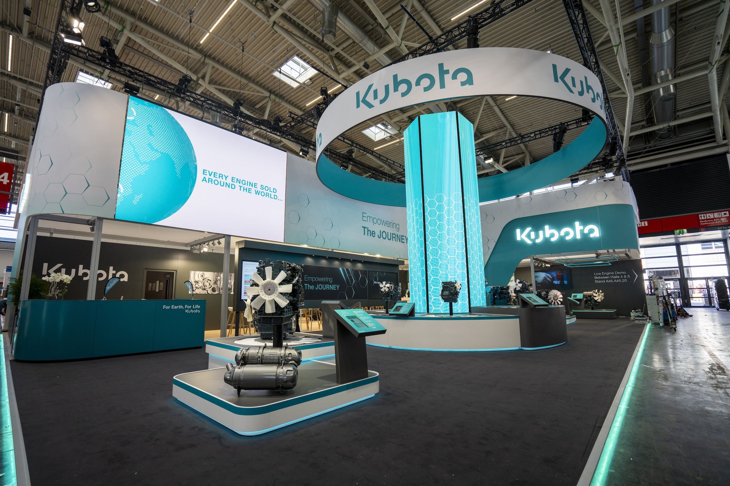 Kubota exhibits 'engines for a resilient future' at Bauma