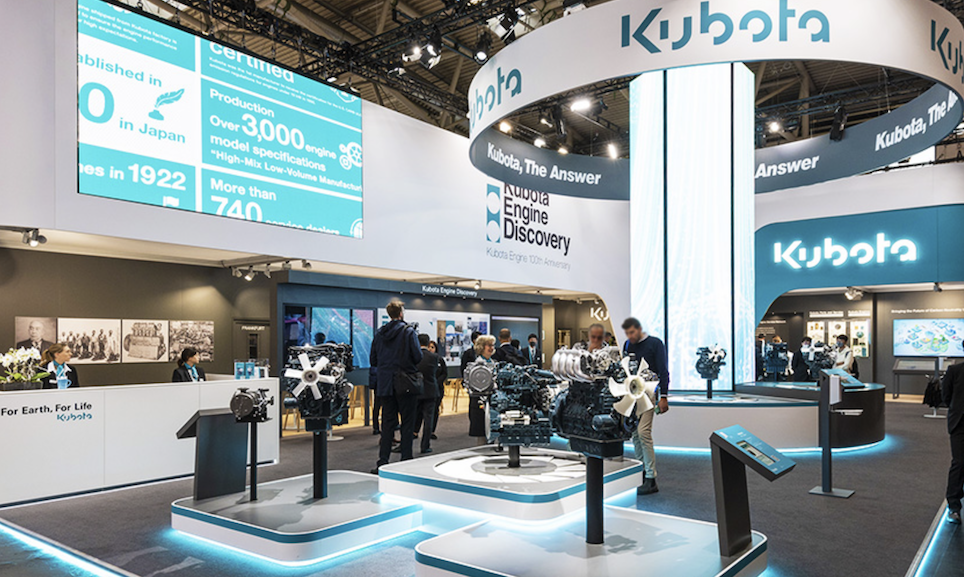 Kubota exhibits ‘engines for a resilient future’ at Bauma