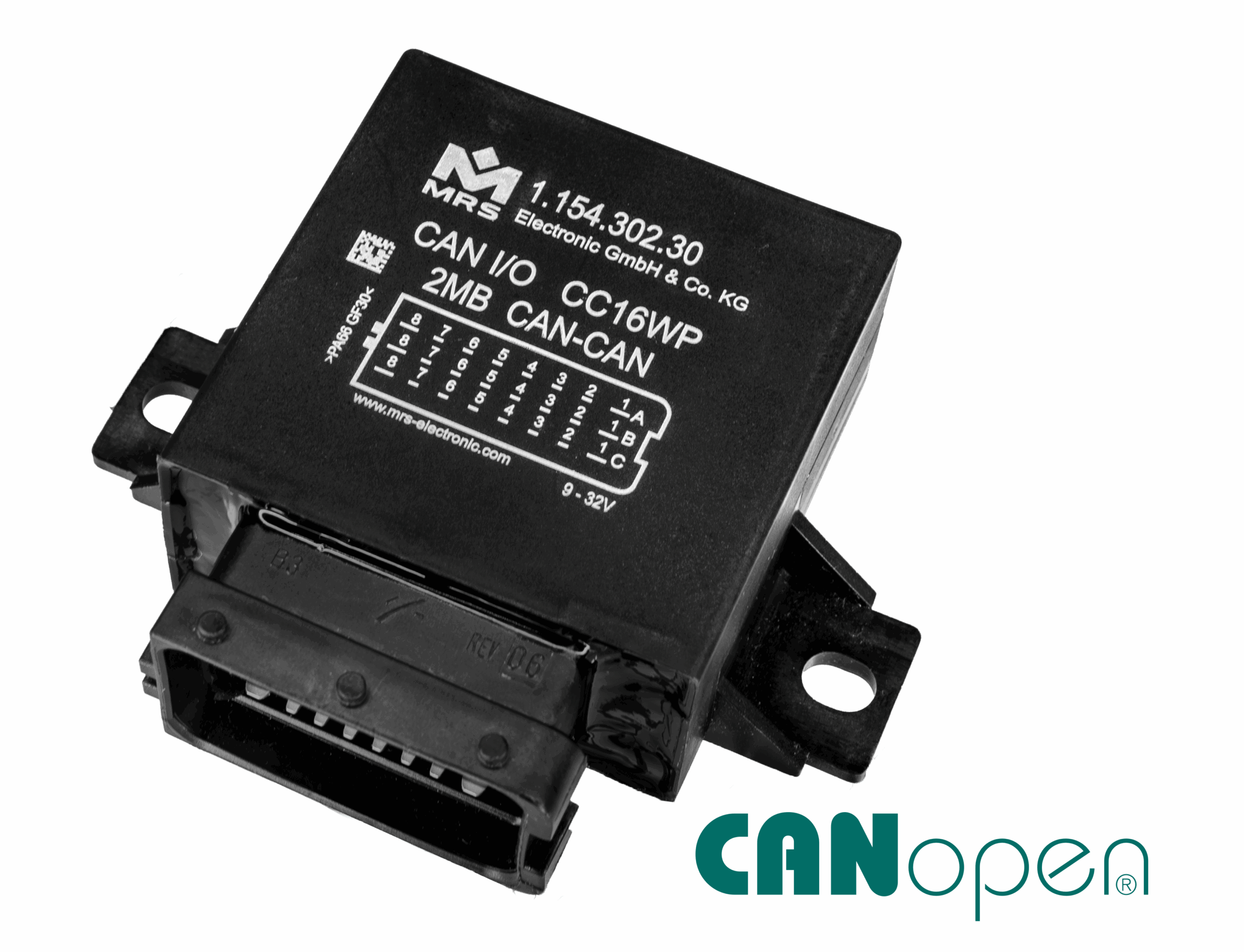 MRS Electronic’s CAN I/O – CC16WP now available as CANopen version