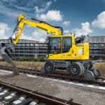Liebherr showcases new railroad excavator at IAF 2025