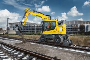 Liebherr's RE 25 M Litronic railroad excavator