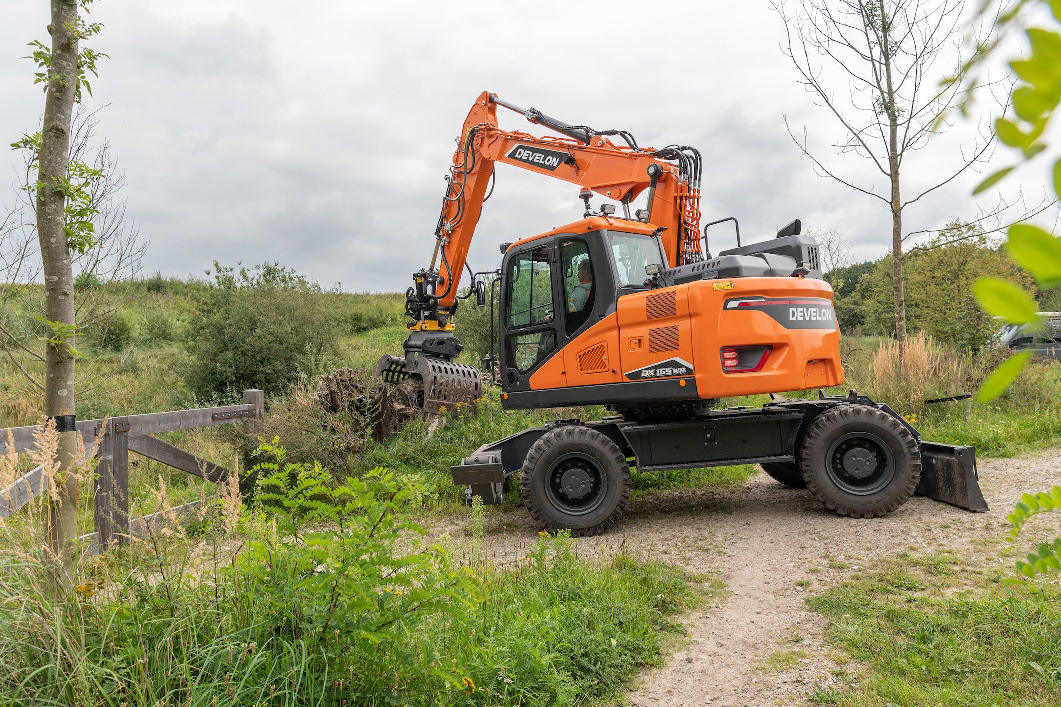 The DX165WR working in a rural area