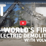 VIDEO OF WORLD FIRST: Volvo’s all-electric demolition site