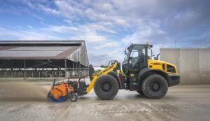 New Holland's W100D compact wheel loader