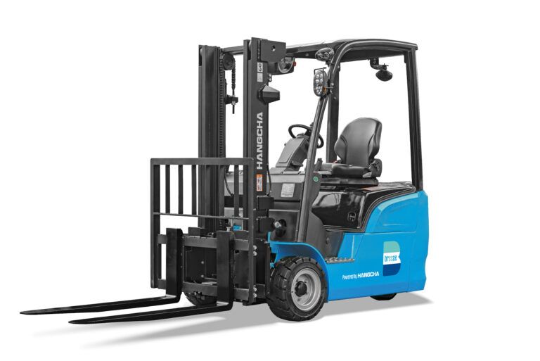 The three-wheel forklift Hangcha forklift