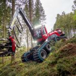 Komatsu launches new model of its largest log harvester yet