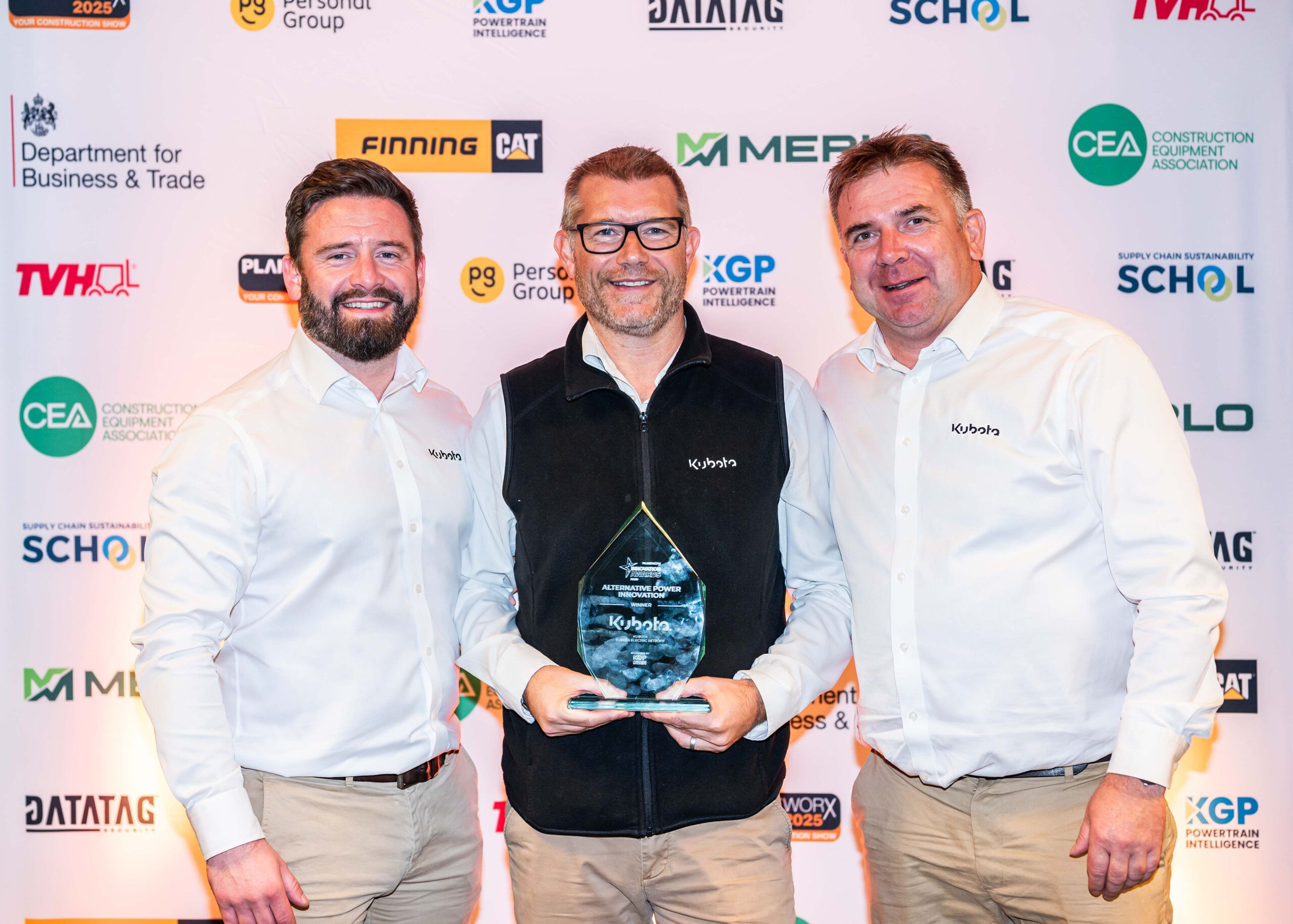 Kubota wins PlantWorx Innovation Award for electric retrofit technology