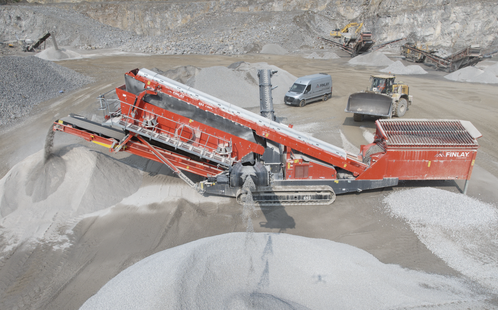 The Finlay 693 inclined screener