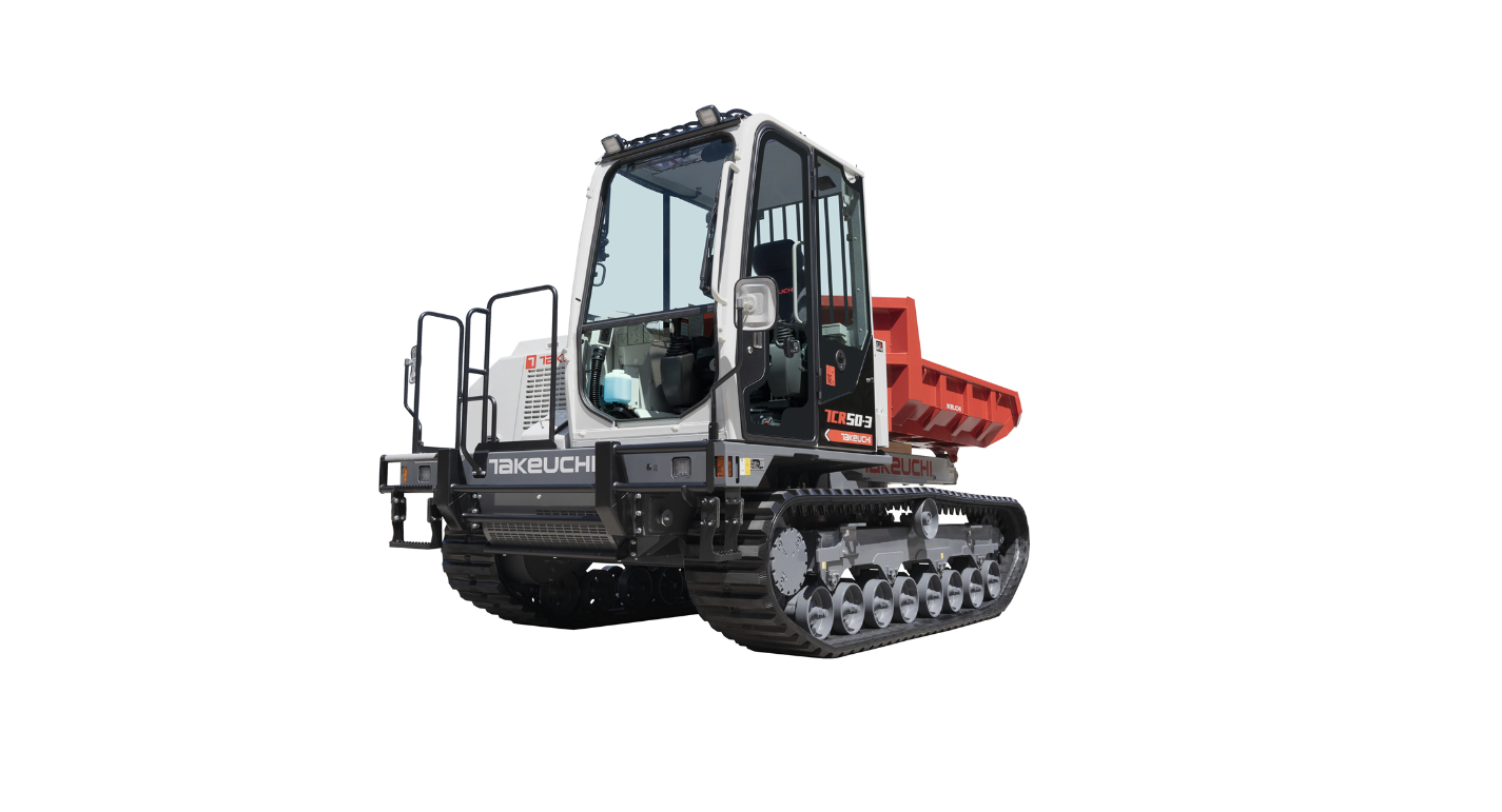 Takeuchi unveils new TCR50-3 crawler dumper