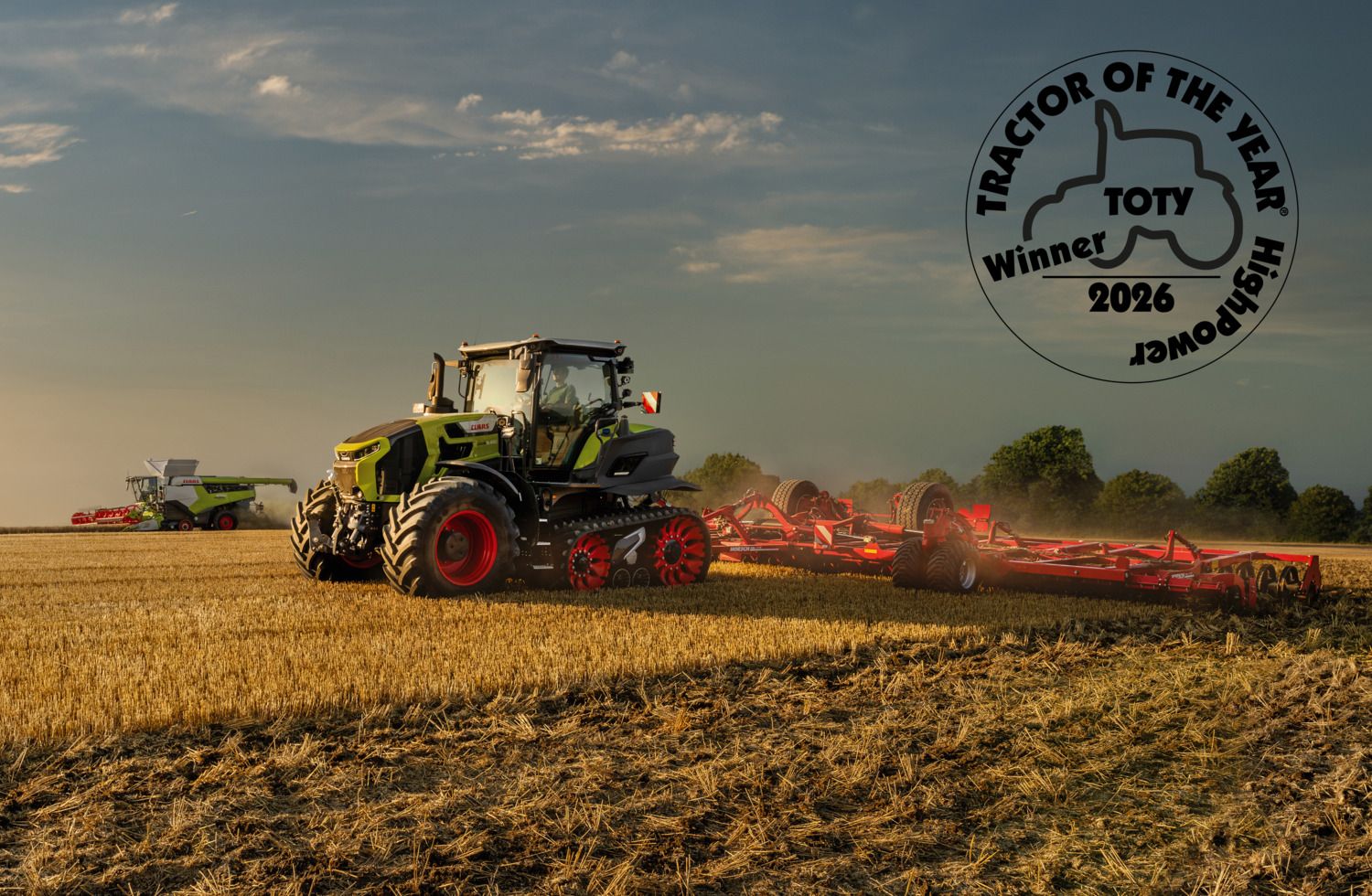 Claas’ Axion 9.450 Terrra Trac named Tractor of the Year in the High Performance category