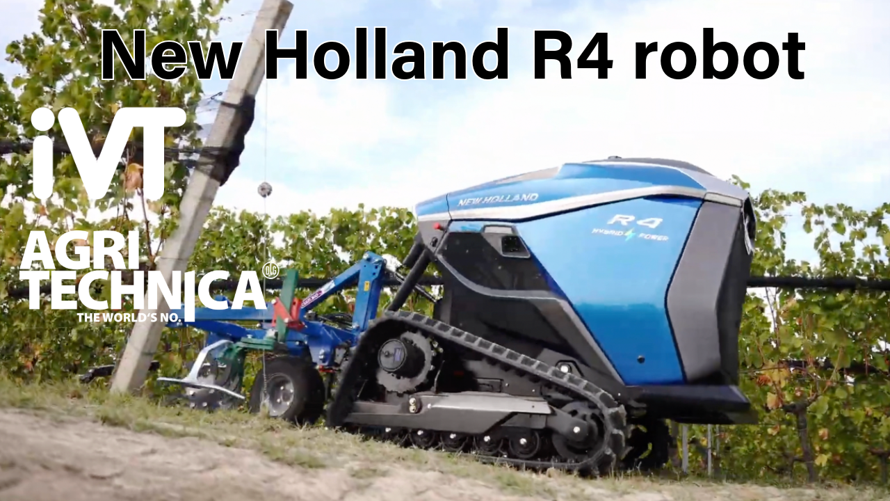 AGRITECHNICA VIDEO: New Holland launches R4 cabless autonomous robot
