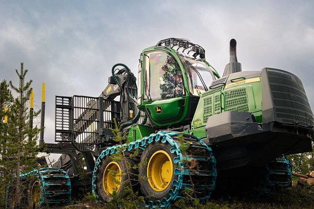 The new John Deere 1610G forwarder