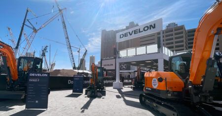 Develon stand at Conexpo 2023