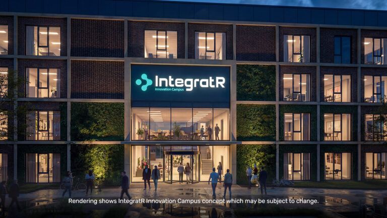 A rendering of the IntegratR Campus
