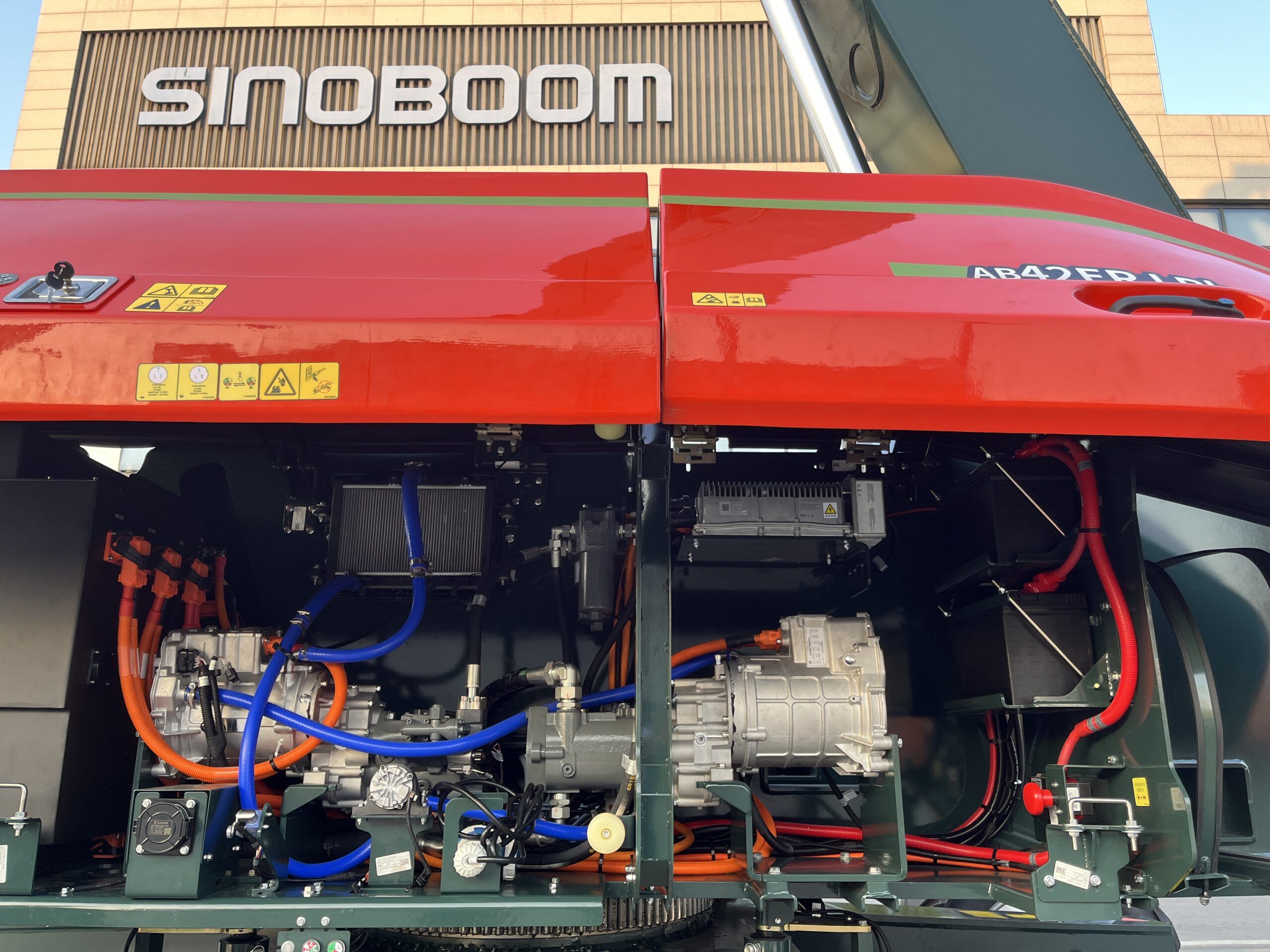 Inside one of Sinoboom's machines 