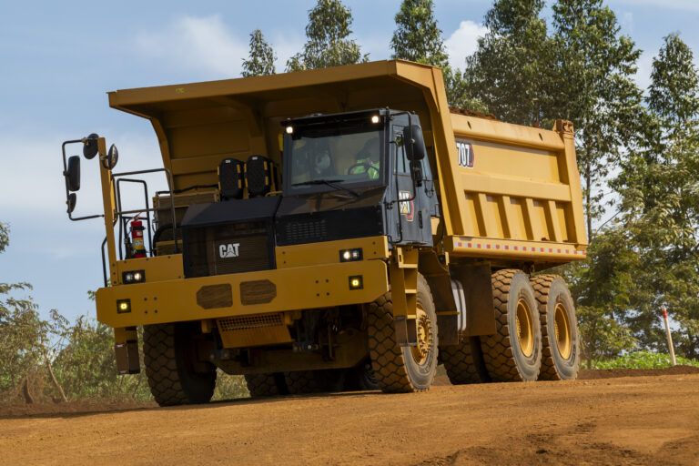Caterpillar launches new Cat 707 wide body truck Cat 707 wide body truck