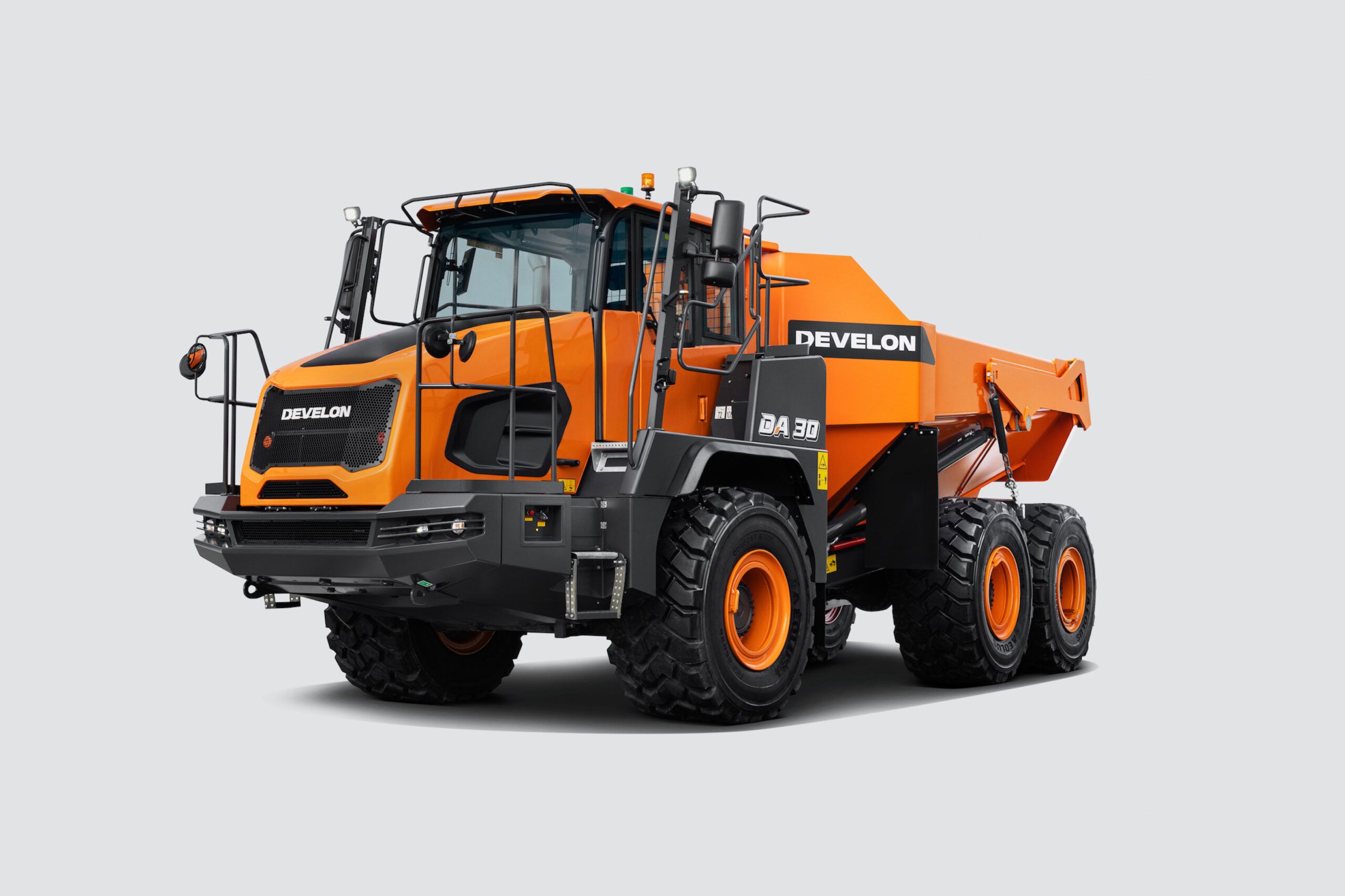 Develon introduces updated cab for articulated dump truck range