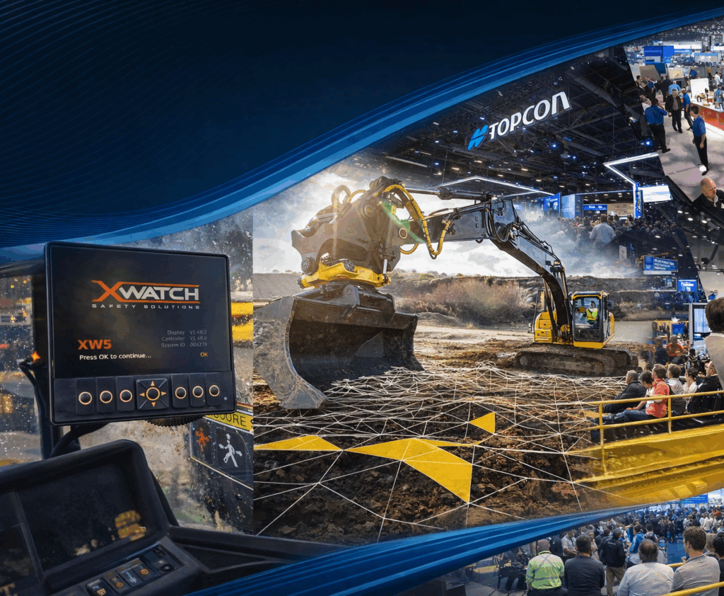 Xwatch and Topcon to unveil machine control and safety integration at ConExpo