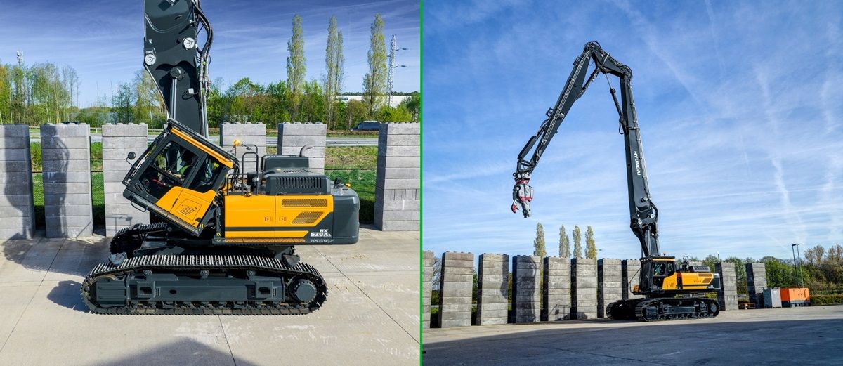 Hyundai launches HX520A high-reach demolition excavator
