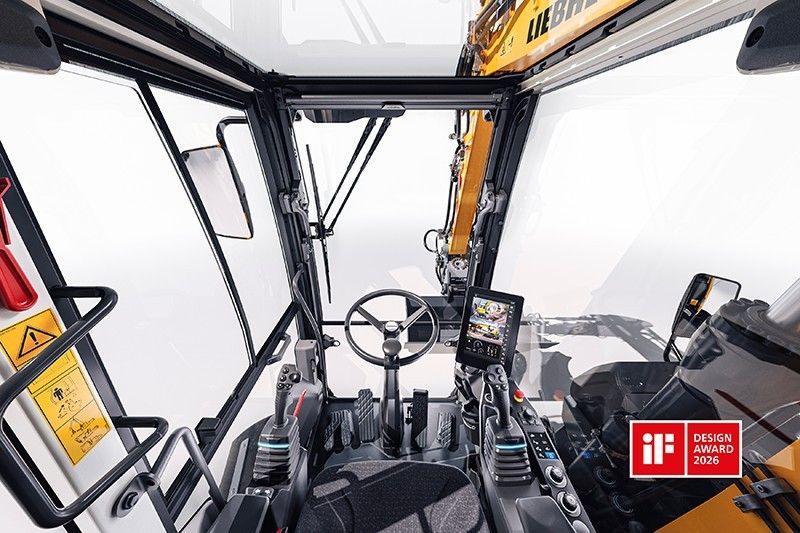 Liebherr wheeled excavators win iF Design Award 2026 | Industrial