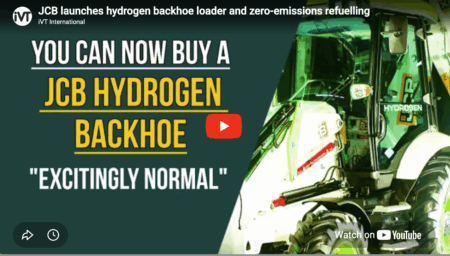 VIDEO: JCB hydrogen backhoe gets full launch alongside zero-emission refuelling technologies