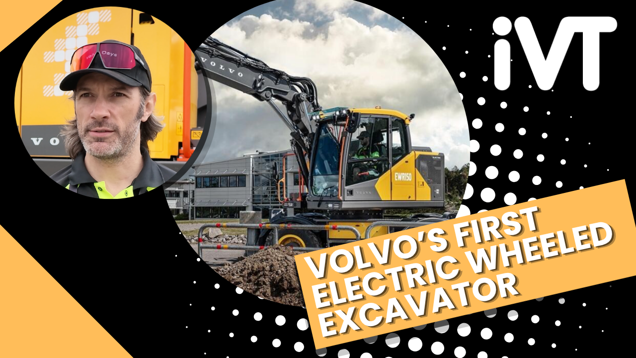 VIDEO: Volvo CE’s first electric wheeled excavator