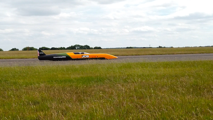 JCB Hydromax hits 208mph in UK tests ahead of Bonneville record bid