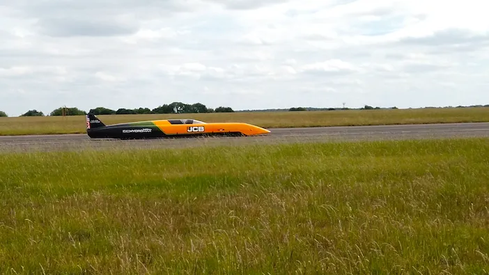 JCB Hydromax hits 208mph in UK tests ahead of Bonneville record bid