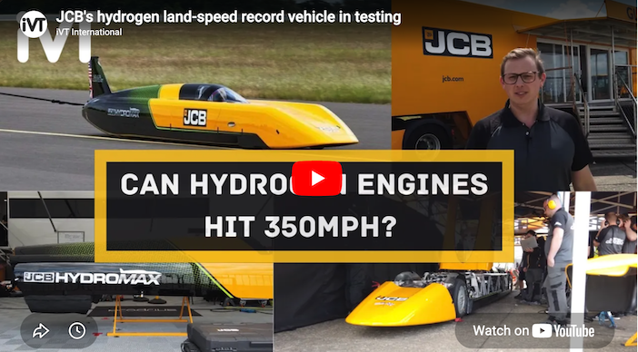 EXCLUSIVE VIDEO: JCB’s hydrogen land-speed record vehicle in testing