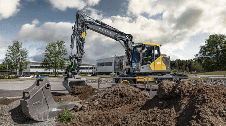 CASE STUDY: Volvo CE’s first fully electric wheeled excavator