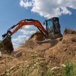 Develon upgrades DX35Z-7 mini excavator with new engine