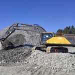 Volvo CE tests first ever EC500 Electric pre-build machine in Norway