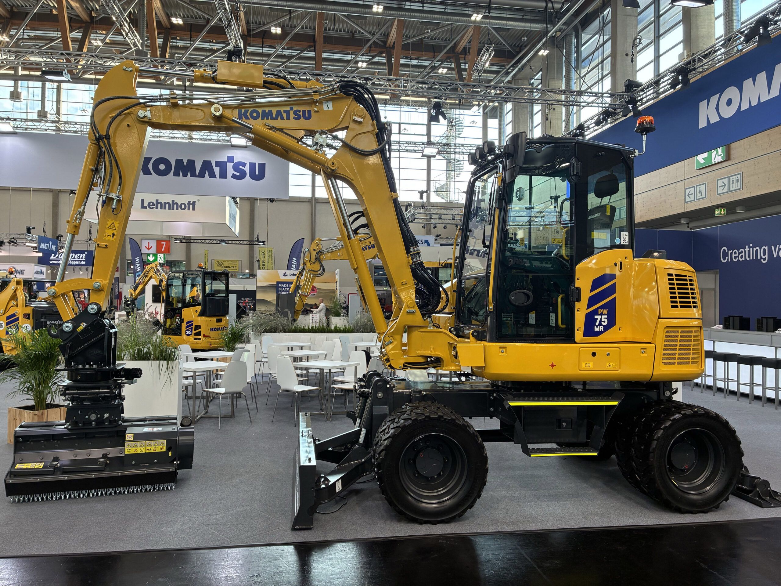 Komatsu Europe launches PW75MR-5 compact wheeled excavator
